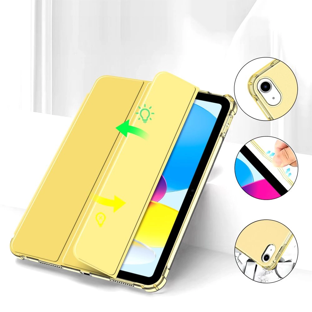 Tech-Protect SC Pen Hybrid Case for iPad 10 / 2022 - Yellow - Transparenteng