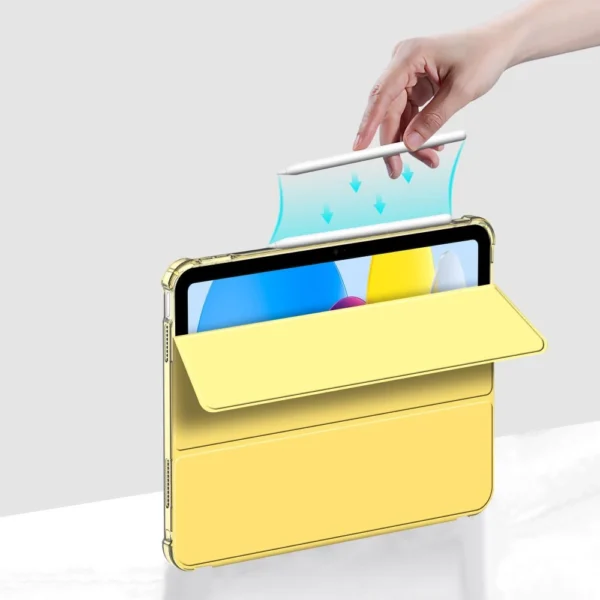 Tech-Protect SC Pen Hybrid Case for iPad 10 / 2022 - Yellow - Transparenteng