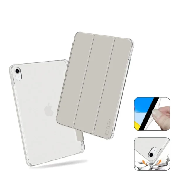 Tech-Protect SC Pen Hybrid Case for iPad 10 / 2022 - Gray - Transparenteng