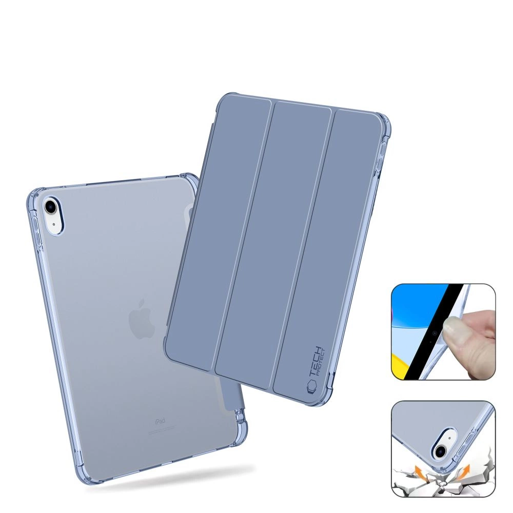 Tech-Protect SC Pen Hybrid Case for iPad 10 / 2022 - Blue - Transparenteng