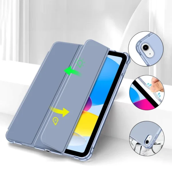 Tech-Protect SC Pen Hybrid Case for iPad 10 / 2022 - Blue - Transparenteng