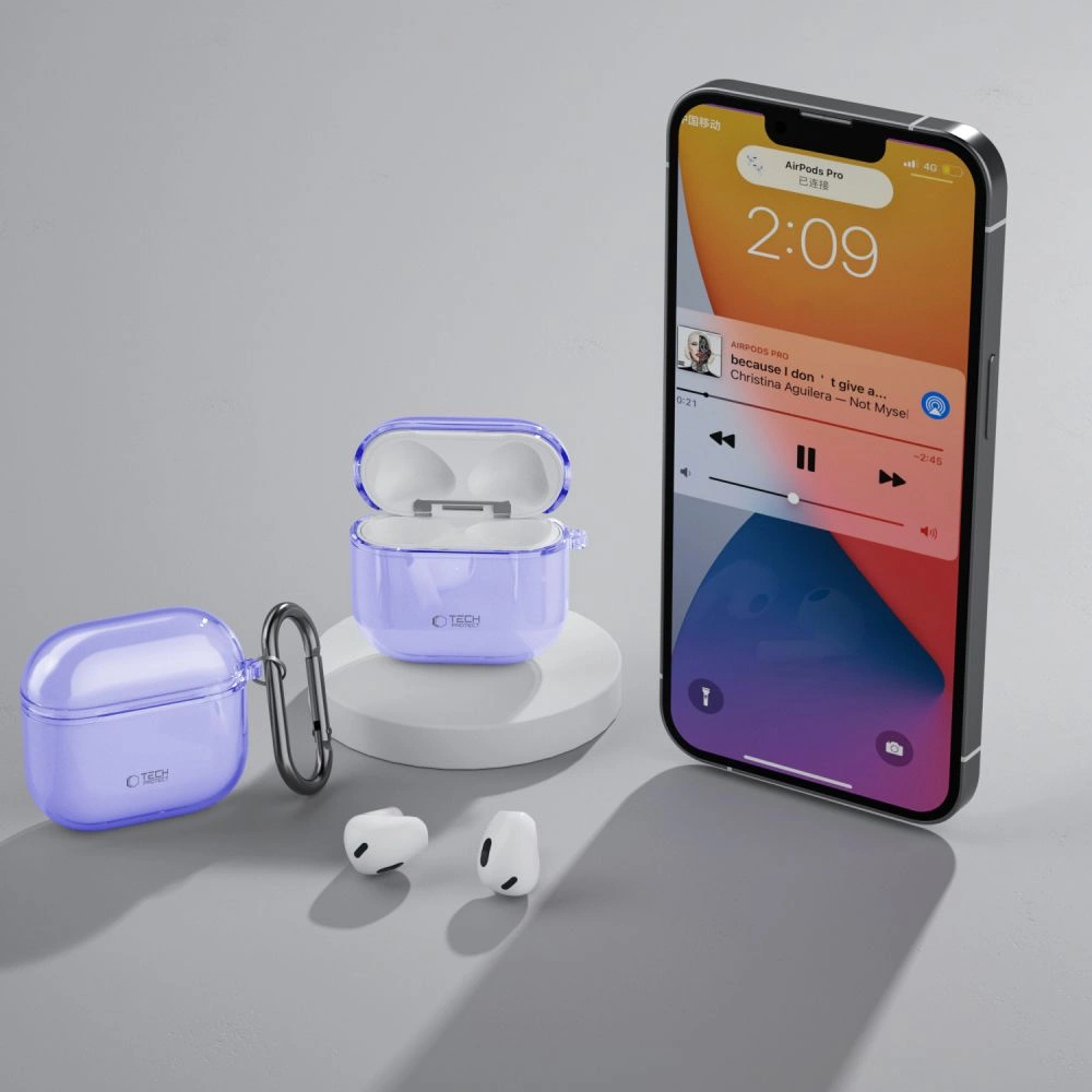 Tech-Protect FlexAir Case for AirPods 4 - Purpleeng