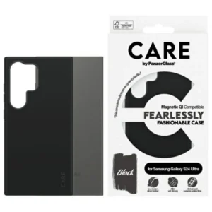 CARE by PanzerGlass Fashion QI Case Samsung Galaxy S24 Ultra - Blackeng