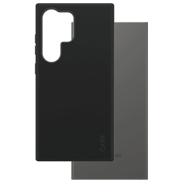 CARE by PanzerGlass Fashion QI Case Samsung Galaxy S24 Ultra - Blackeng