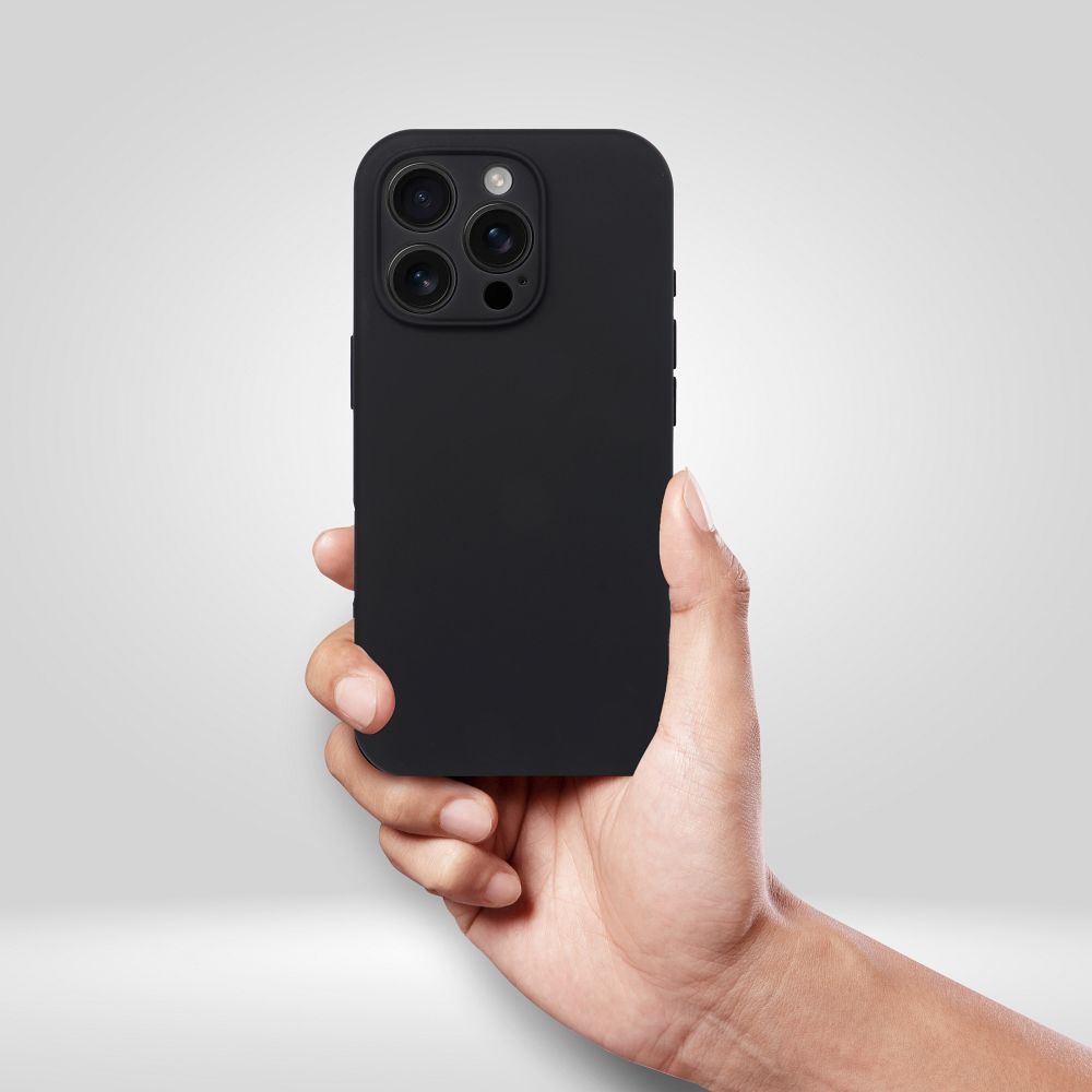 Case SILICONE 2mm for IPHONE 17 Pro compatible with MagSafe black