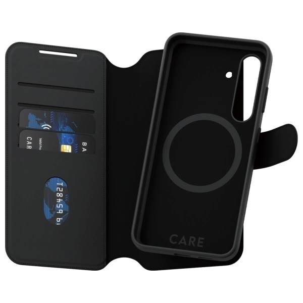 CARE by PanzerGlass Feature Tango 2in1 Wallet Case for Samsung Galaxy S24 - Blackeng