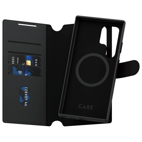 CARE by PanzerGlass Feature Tango 2in1 Wallet Case for Samsung Galaxy S24 Ultra - Blackeng