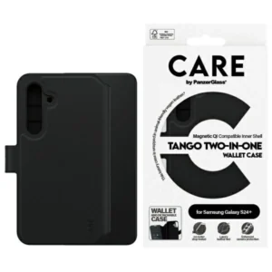 CARE by PanzerGlass Feature Tango 2in1 Wallet Case for Samsung Galaxy S24+ - Blackeng