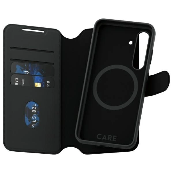 CARE by PanzerGlass Feature Tango 2in1 Wallet Case for Samsung Galaxy S24+ - Blackeng