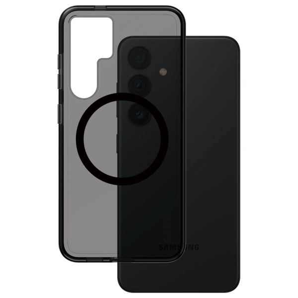 CARE by PanzerGlass Flagship QI Case for Samsung Galaxy S24 - Blackeng