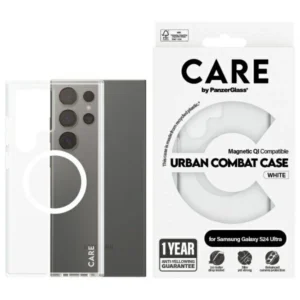 CARE by PanzerGlass Flagship QI Case for Samsung Galaxy S24 Ultra - Transparenteng