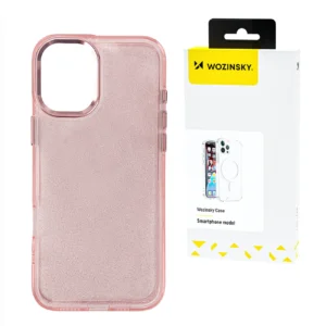 Wozinsky Glitter Case for Samsung Galaxy S25 Ultra - Pink with Glittereng