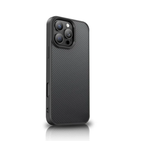 Wozinsky Carbon Fiber Case with MagSafe for Samsung Galaxy S25+ - Blackeng