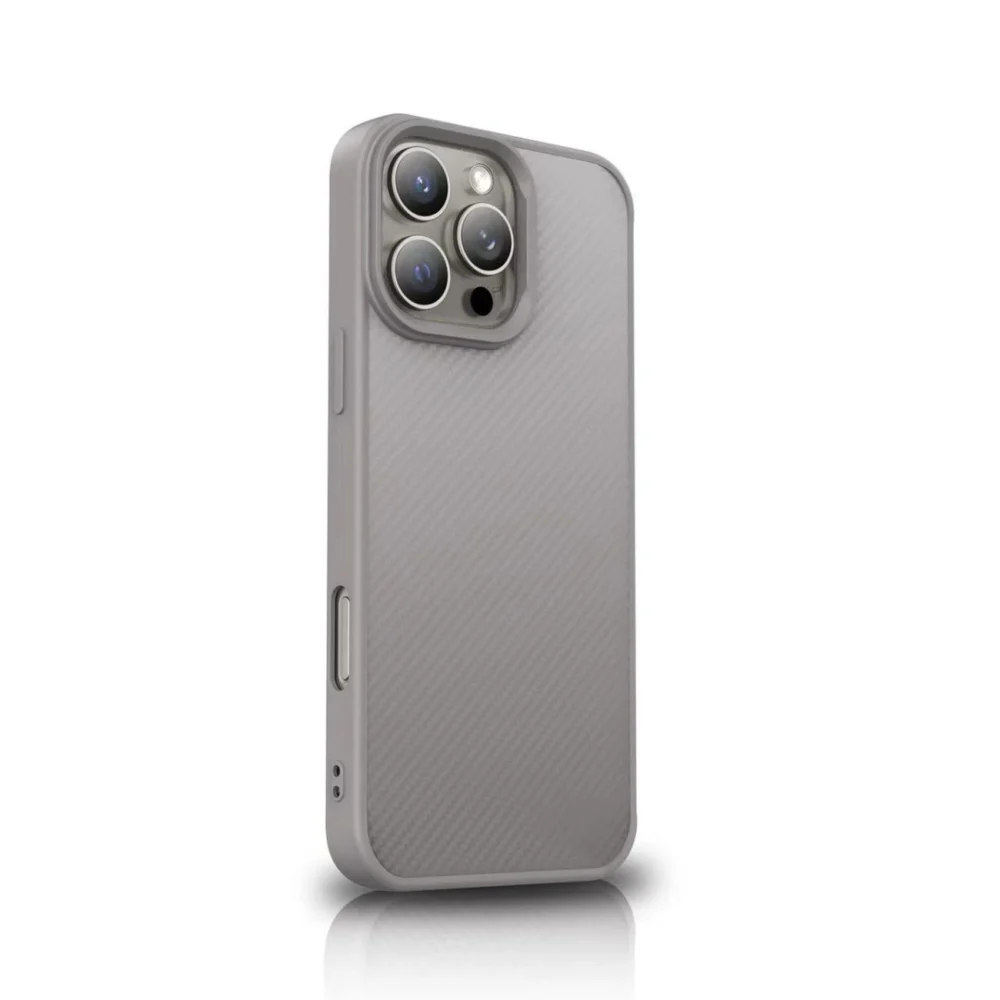 Wozinsky Carbon Fiber Case with MagSafe for Samsung Galaxy S25+ - Grayeng