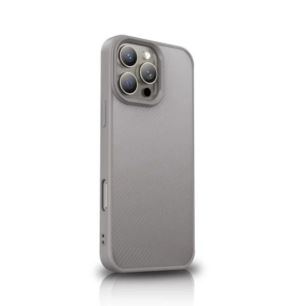 Wozinsky Carbon Fiber Case with MagSafe for Samsung Galaxy S25+ - Grayeng