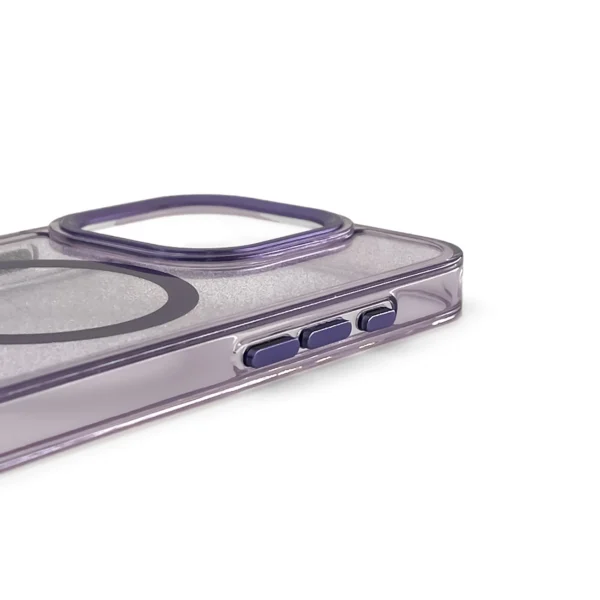 Wozinsky Glitter Case with Mag Safe for Samsung Galaxy S25 - Purple with Glittereng
