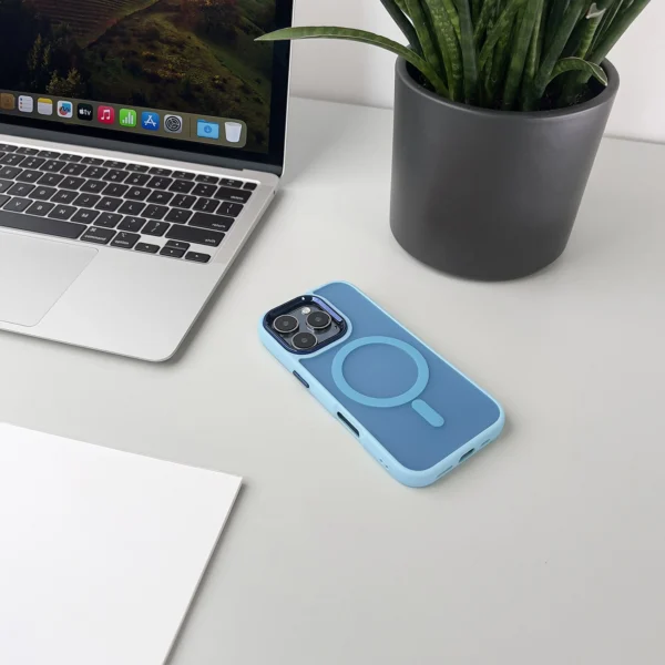 Wozinsky Fashion Case MagSafe for Samsung Galaxy S25 - Blueeng