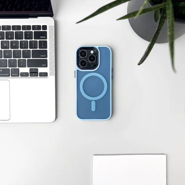 Wozinsky Fashion Case MagSafe for Samsung Galaxy S25 - Blueeng