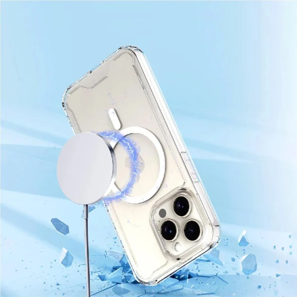 Wozinsky Clear Corner Case MagSafe for Samsung Galaxy S25 - Cleareng