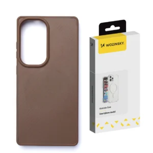 Wozinsky Carbon Fiber Case with MagSafe for Samsung Galaxy S25 - Browneng