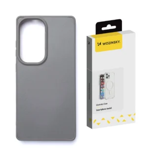Wozinsky Carbon Fiber Case with MagSafe for Samsung Galaxy S25 - Grayeng
