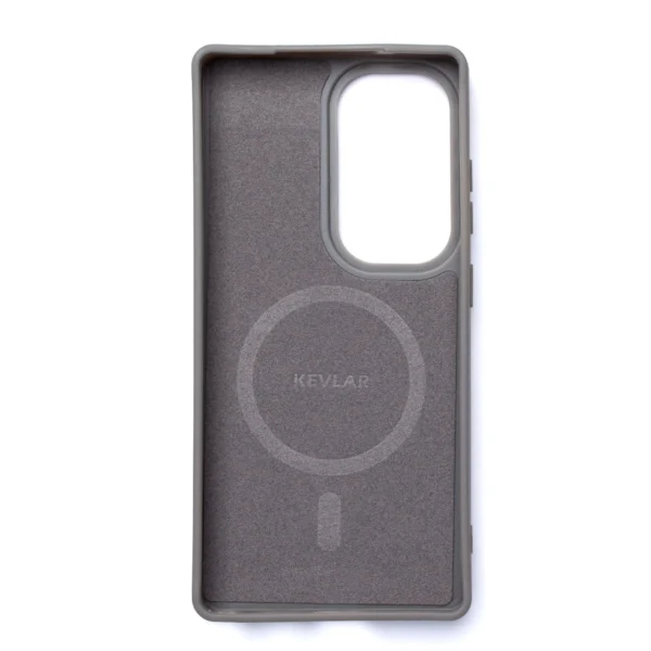 Wozinsky Carbon Fiber Case with MagSafe for Samsung Galaxy S25 - Grayeng