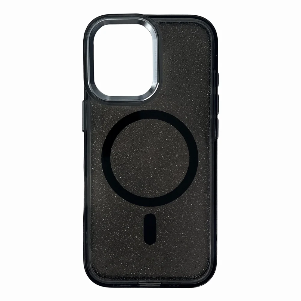 Wozinsky Glitter Case with Mag Safe for Samsung Galaxy S24 FE - Black with Glittereng
