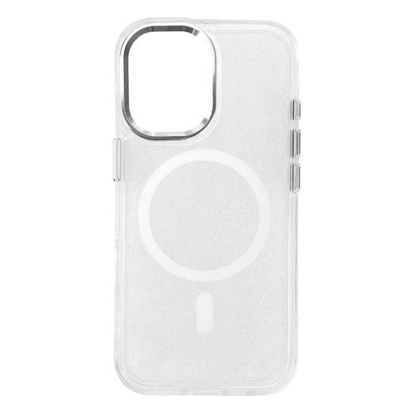 Wozinsky Glitter Case with Mag Safe for Samsung Galaxy S24 FE - Clear with Glittereng