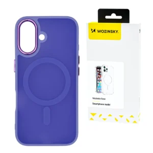 Wozinsky Fashion Case with MagSafe for Samsung Galaxy S24 FE - Purpleeng