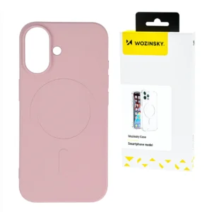 Wozinsky Silicone Case MagSafe Compatible for Samsung Galaxy S24 FE - Pinkeng