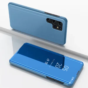 Clear View Case for Samsung Galaxy A56 Cover with Flip - Blueeng