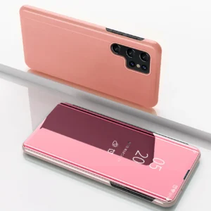 Clear View Case for Samsung Galaxy A56 Cover with Flip - Pinkeng