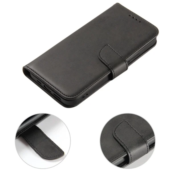 Magnet Case with Flip for Samsung Galaxy A56 - Blackeng