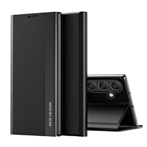 New Sleep Case Flip Cover with Stand Function for Samsung Galaxy A56 - Blackeng