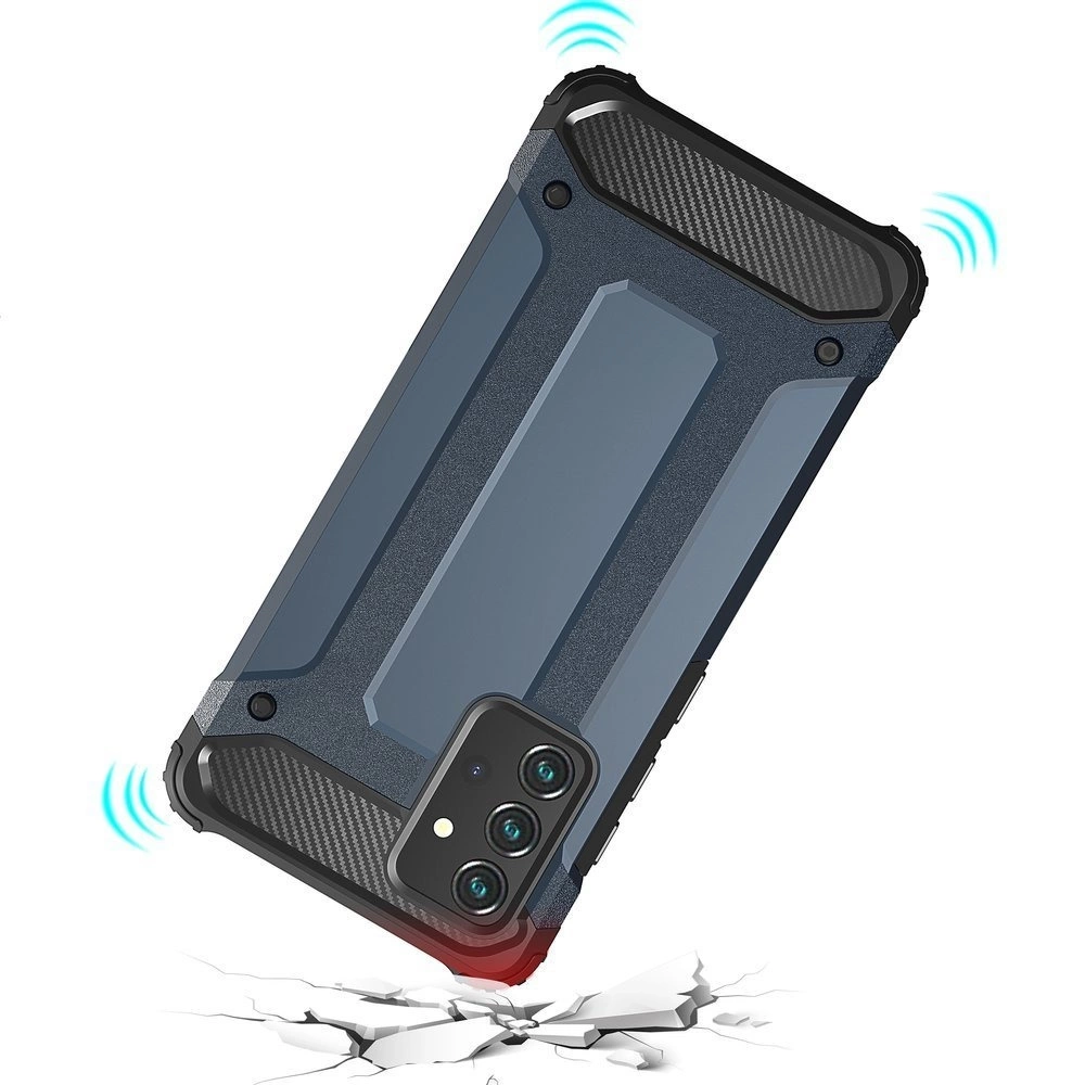 Hybrid Armor Case for Samsung Galaxy A56 - Blackeng