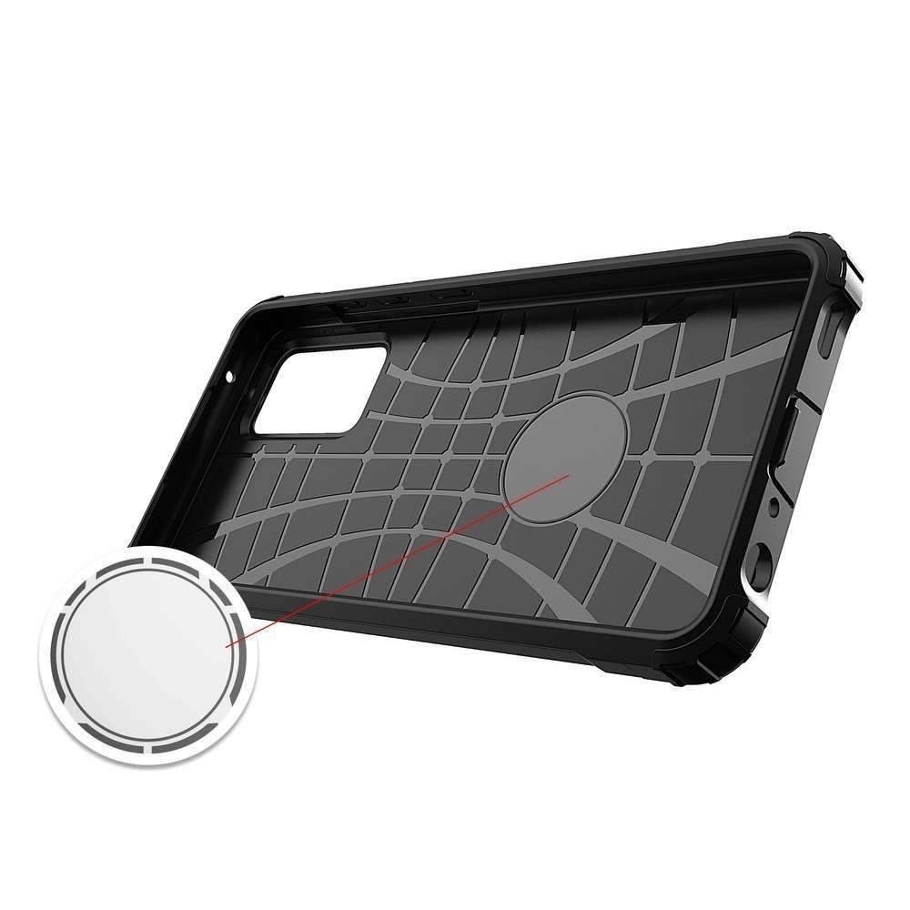 Hybrid Armor Case for Samsung Galaxy A56 - Blackeng