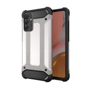 Hybrid Armor Case for Samsung Galaxy A56 - Silvereng