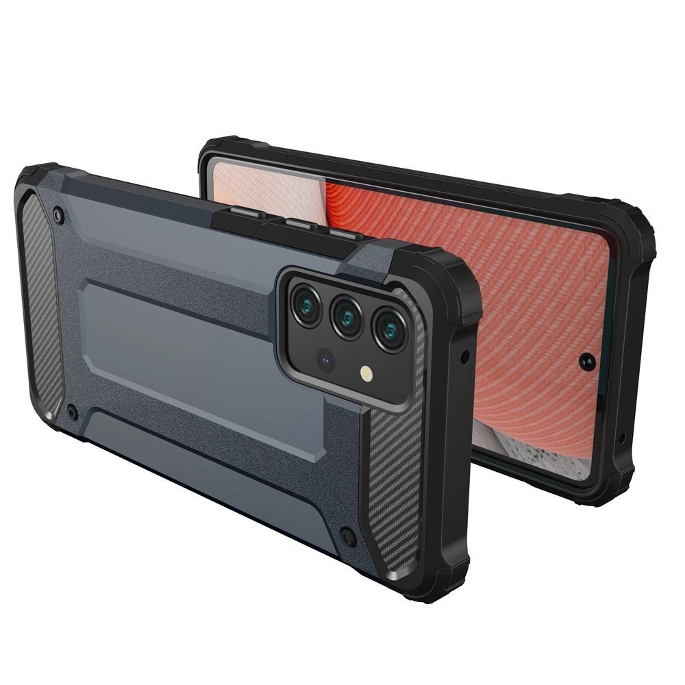 Hybrid Armor Case for Samsung Galaxy A56 - Silvereng