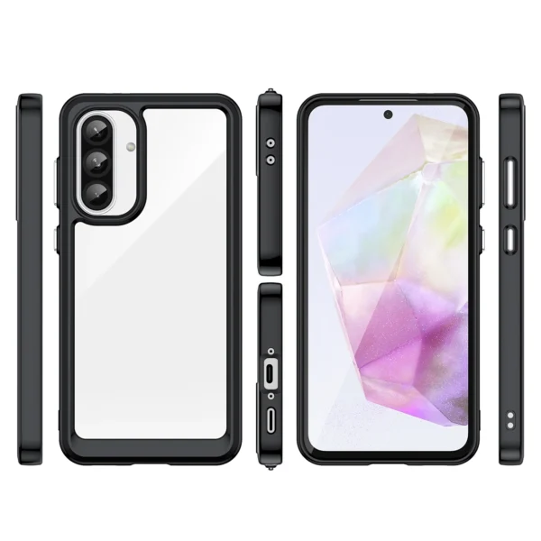 Outer Space Case for Samsung Galaxy A56 Cover with Flexible Frame - Blackeng