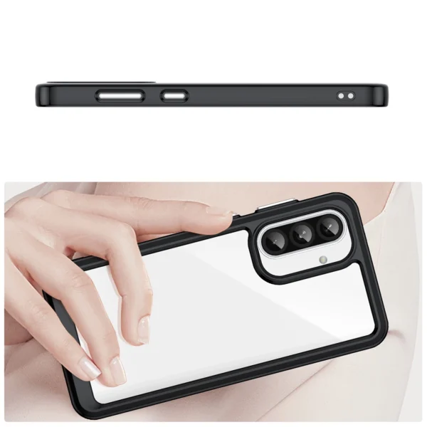 Outer Space Case for Samsung Galaxy A56 Cover with Flexible Frame - Blackeng