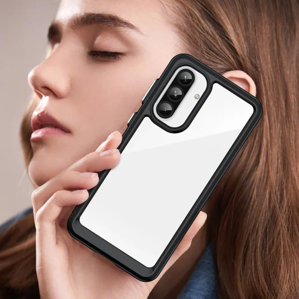 Outer Space Case for Samsung Galaxy A56 Cover with Flexible Frame - Blackeng