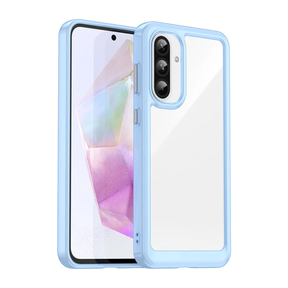 Outer Space Case for Samsung Galaxy A56 Cover with Flexible Frame - Blueeng