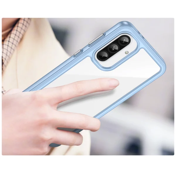 Outer Space Case for Samsung Galaxy A56 Cover with Flexible Frame - Blueeng