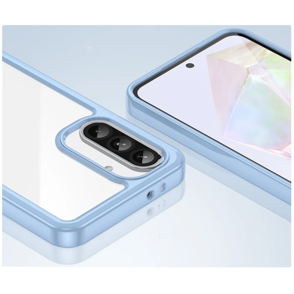 Outer Space Case for Samsung Galaxy A56 Cover with Flexible Frame - Blueeng