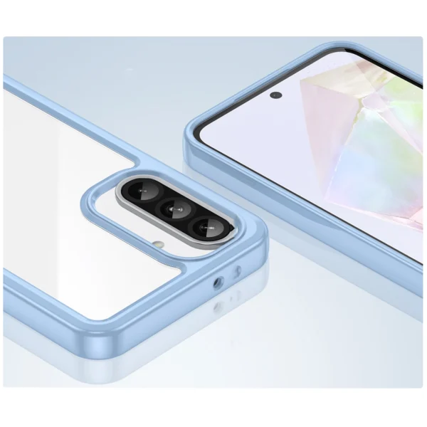 Outer Space Case for Samsung Galaxy A56 Cover with Flexible Frame - Blueeng