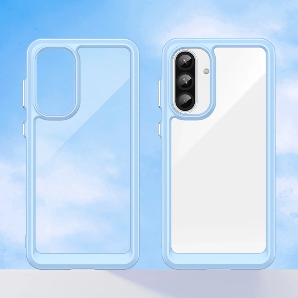 Outer Space Case for Samsung Galaxy A56 Cover with Flexible Frame - Blueeng