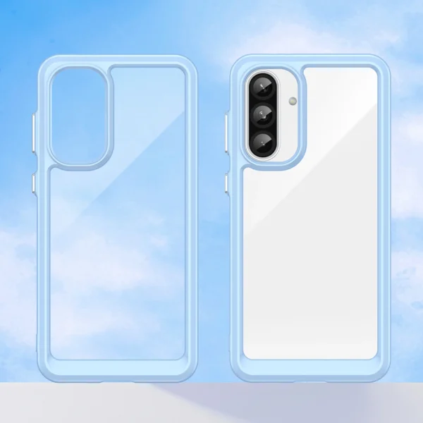 Outer Space Case for Samsung Galaxy A56 Cover with Flexible Frame - Blueeng
