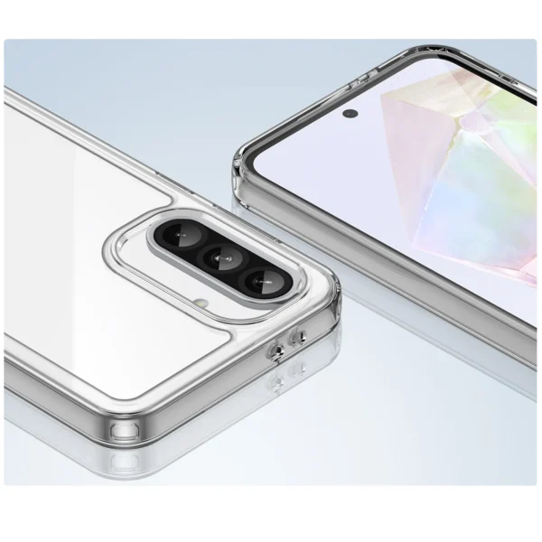 Outer Space Case for Samsung Galaxy A56 Cover with Flexible Frame - Transparenteng