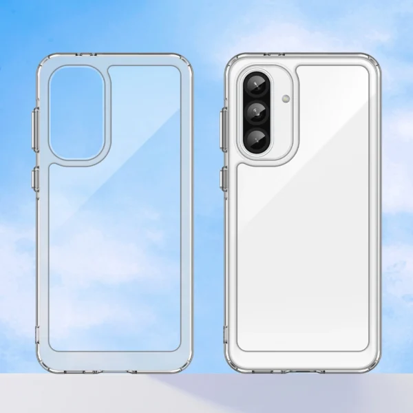 Outer Space Case for Samsung Galaxy A56 Cover with Flexible Frame - Transparenteng