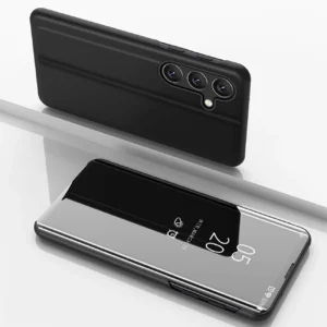Clear View Case for Samsung Galaxy A26 Cover with Flip - Blackeng